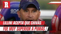 Lillini tras la derrota ante Chivas: 'Sabemos que si no estamos a la altura somos vulnerables'