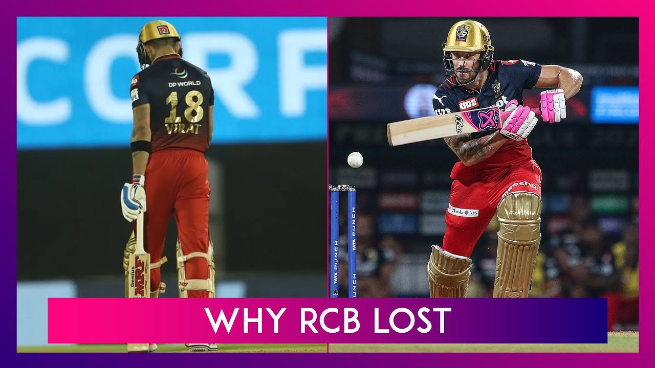 Royal Challengers Bangalore Vs Sunrisers Hyderabad Ipl Reasons Why Rcb Lost Video