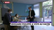 Edouard Philippe a voté au Havre