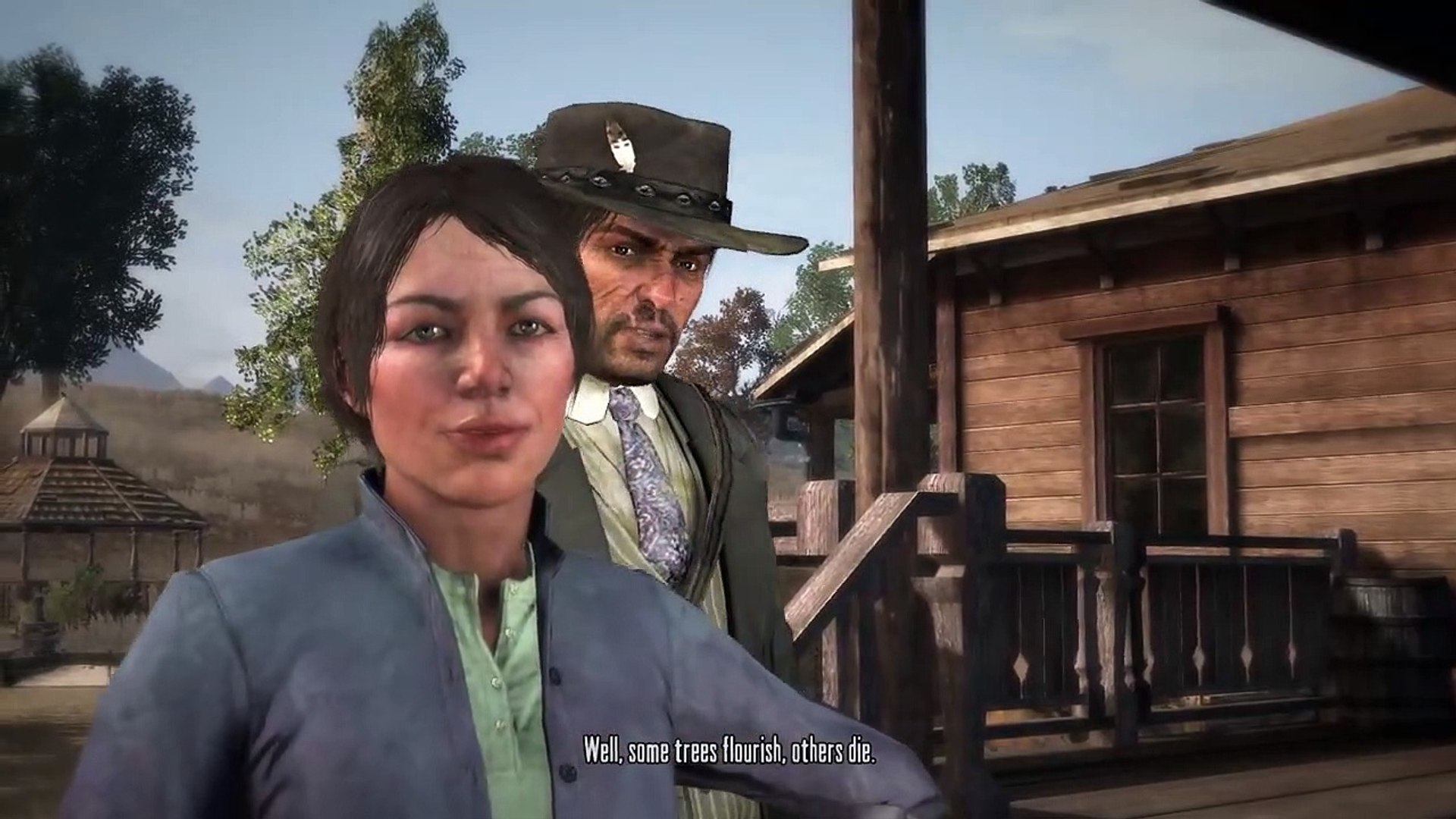 Abigail and Jack are held hostage by the government Meanwhile John: :  reddeadredemption