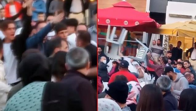 DEVA Partisi'nin iftar programında ortalık savaş alanına döndü! Yemek alma kavgasında sandalyeler havada uçuştu