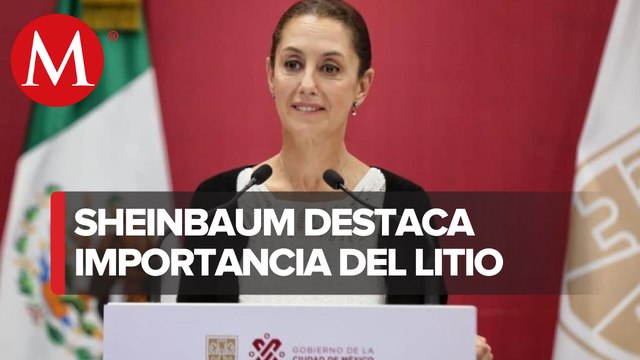 Sheinbaum compara reforma a Ley Minera con expropiación petrolera; se rescató el litio