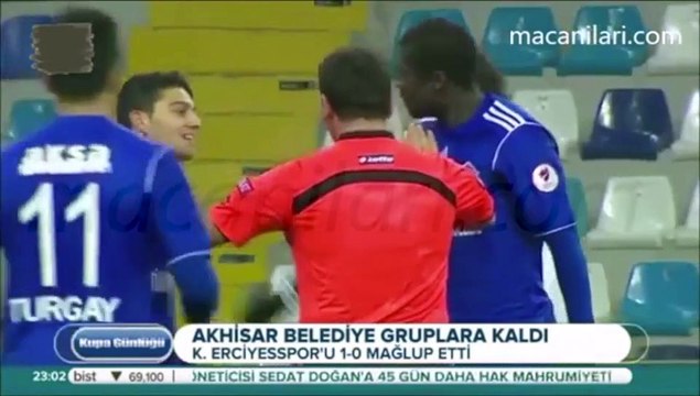 Kayseri Erciyesspor 0-1 Akhisar Belediyespor 19.12.2013 - 2013-2014 Turkish Cup 5th Round