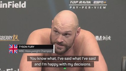 Heavyweight champion Fury confirms retirement plans