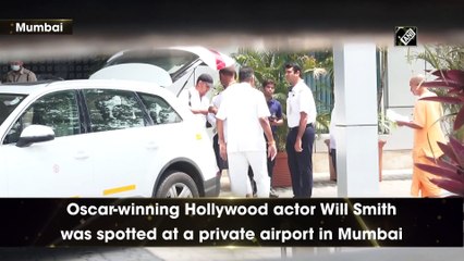 Will Smith seen at private airport in Mumbai