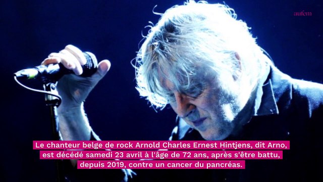 Arno : une pluie d'hommages pour le chanteur belge, décédé à 72 ans