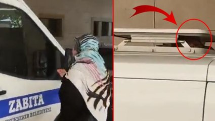 Şanlıurfa'da zabıta aracına kilitlenen çocuğun feryadı sosyal medyayı ayağa kaldırdı