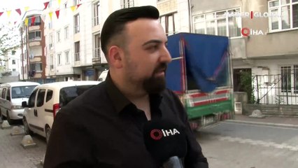 Kaldırımdaki beton mantarları çaldılar, arkalarına bakmadan uzaklaştılar!