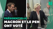 Emmanuel Macron et Marine Le Pen ont voté