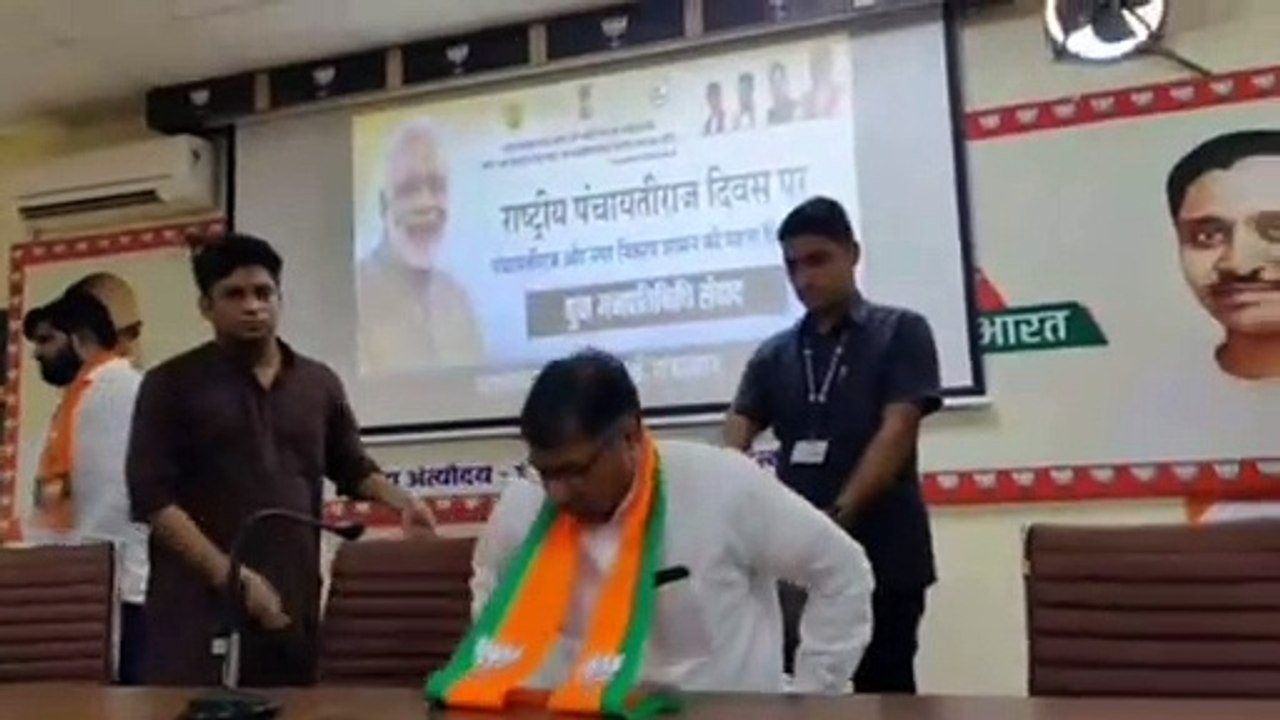भाजयुमो का पंचायतीराज दिवस पर संवाद कार्यक्रम