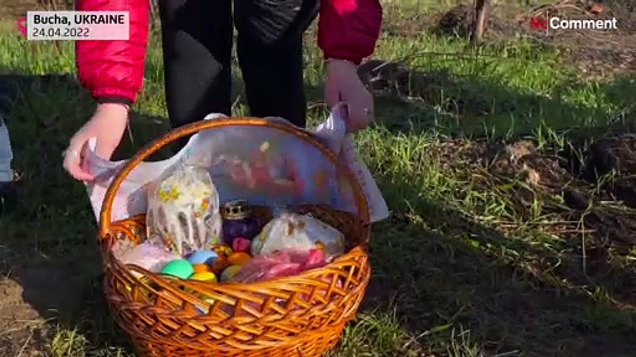 'Christus ist auferstanden' statt 'Ehre sei der Ukraine'.