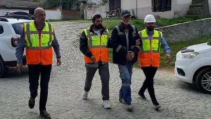 Taş ocağında çalıştığı belirlenen hükümlü, işçi gibi davranan jandarma tarafından yakalandı