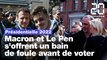 Présidentielle 2022 : Emmanuel Macron et Marine Le Pen s'offrent un bain de foule avant de voter