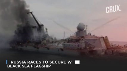 Putin Sends Flotilla To Salvage Moskva _ Russia Desperate To Keep Ukraine Away From Warship Wreck