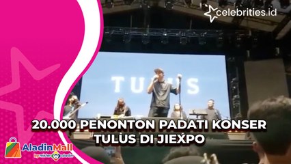 20.000 Penonton Padati Konser Tulus di JIExpo
