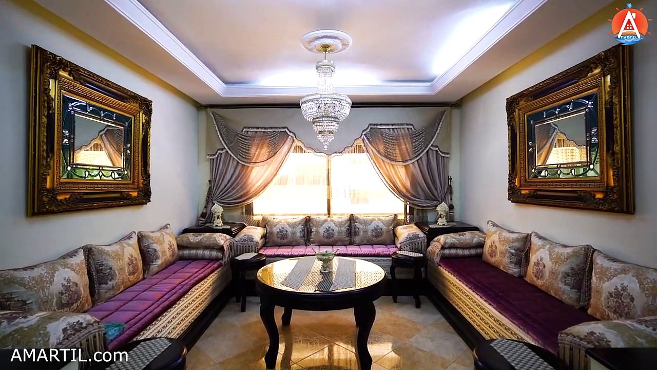 شقة كبيرة 120 متر مفروشة محفظة للبيع في الجيش الملكي ب تطوان 3 غرف 2 صالون 2حمام Appartement Tetouan