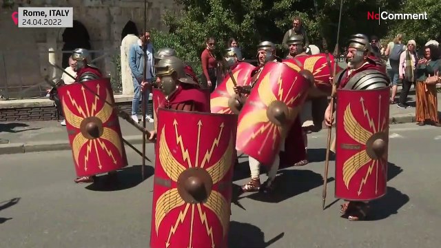 Reconstitutions, parade, combats de gladiateurs : Rome a célébré son 2775e anniversaire