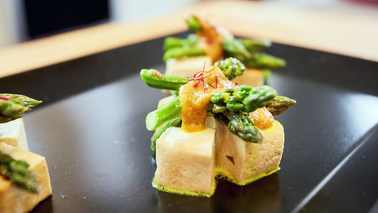Tofu con crema di Parmigiano