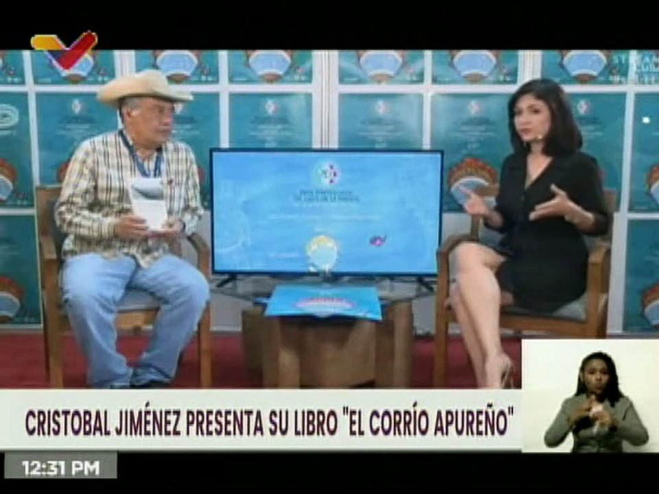 Cristóbal Jiménez presenta libro "El Corrío Apureño" en Feria Internacional del Libro de La Habana