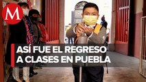 Regresan a clases presenciales en Puebla