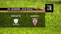 TOP 14 - Essai de Donovan TAOFIFENUA (R92) - Racing 92 - Biarritz Olympique - Saison 2021/2022