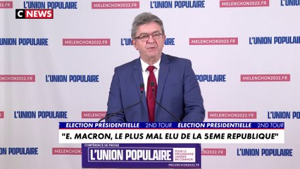 Jean-Luc Mélenchon : «Le troisième tour commence ce soir»