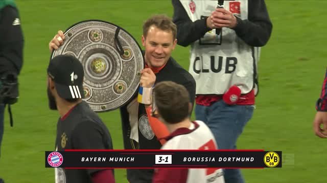 Bayern beat Dortmund to seal 10th straight title