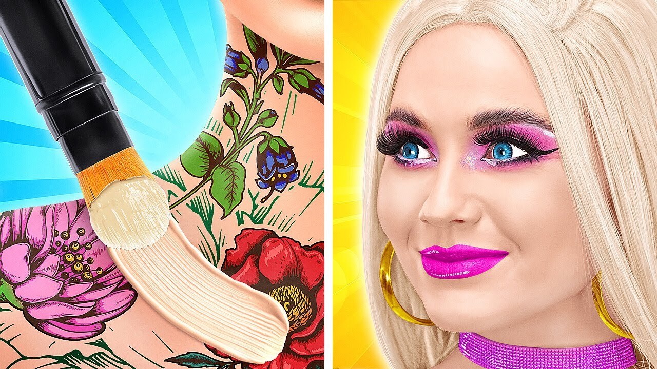 AMAZING DOLL MAKEUP TRANSFORMATION SFX Makeup Tutorial Beauty Makeover Love By 123 GO TRENDS