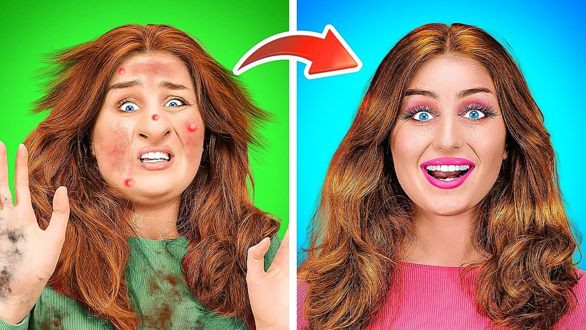 ⁣WOW MAKEUP TRANSFORMATIONS TUTORIAL Incredible SFX Makeup Hacks For This Spring by 123 GO! Like