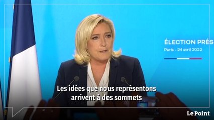 Marine Le Pen : « Les idées que nous représentons arrivent à des sommets »