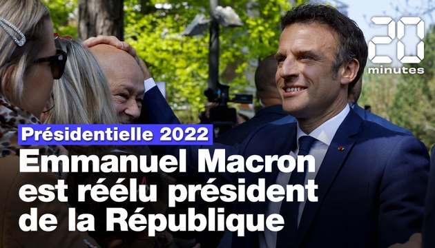 Résultats présidentielle 2022: Emmanuel Macron est réélu président de la République