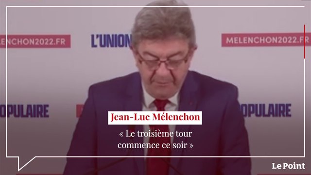 Jean-Luc Mélenchon : « Le troisième tour commence ce soir »