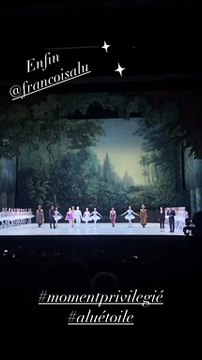 Denitsa Ikonomova a assisté ce samedi à la nomination de François Alu en tant qu'étoile de l'Opéra. @ Instagram / Denitsa Ikonomova