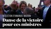 Les ministres Barbara Pompilli et Joël Giraud fêtent la réélection de Macron en dansant