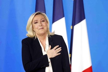 Le Pen'den ilk açıklama: "Bu gecenin sonucu kendi içinde büyük bir zafer"