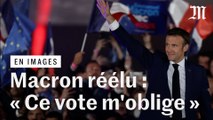 Emmanuel Macron : le vote de ceux qui ont fait barrage à Marine Le Pen « m'oblige »