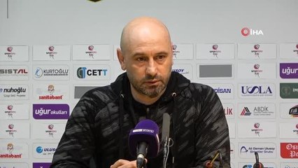 Muzaffer Bilazer: "Bu oyunumuzu geliştirerek hedeflediğimiz Süper Lig'e dönmek istiyoruz"