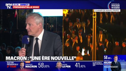 Bruno Le Maire: ce deuxième mandat "doit être un quinquennat écologique"