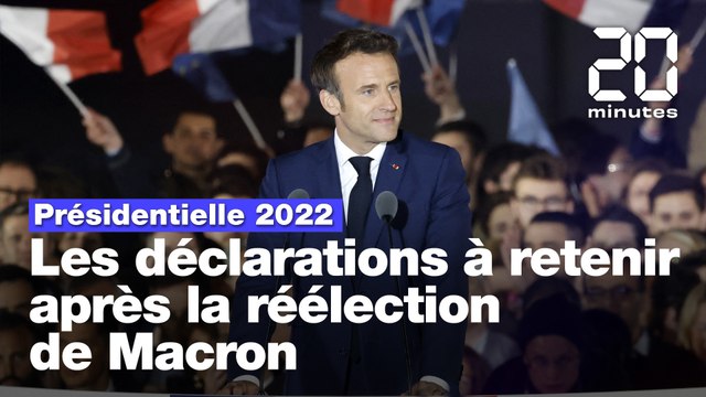 Présidentielle 2022: Les déclarations à retenir après l’élection de Macron