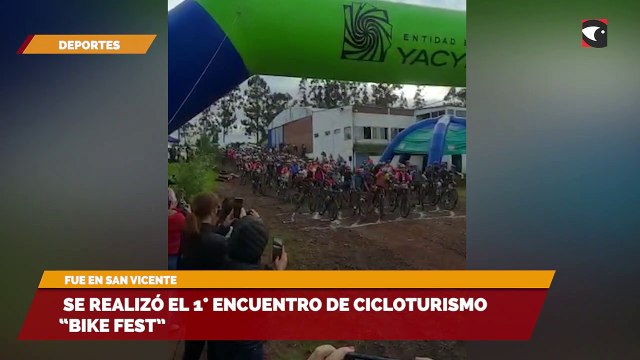 Se realizó el 1° Encuentro de Cicloturismo “Bike Fest”