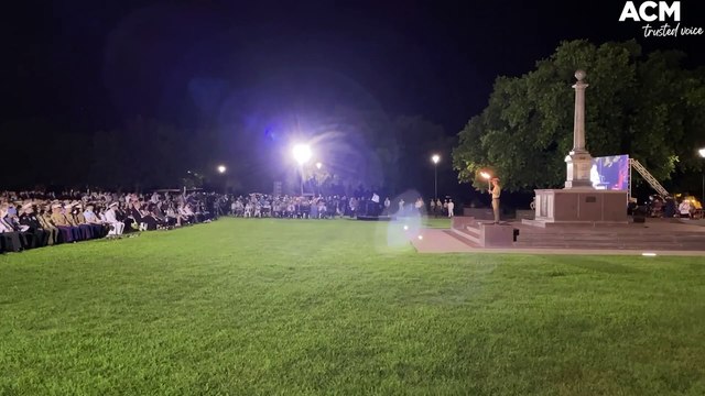 ANZAC Dawn Service in Darwin | April 25 2022 | Canberra Times