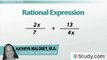 Practice Adding and Subtracting Rational Expressions - Video & Lesson Transcript - Study.com