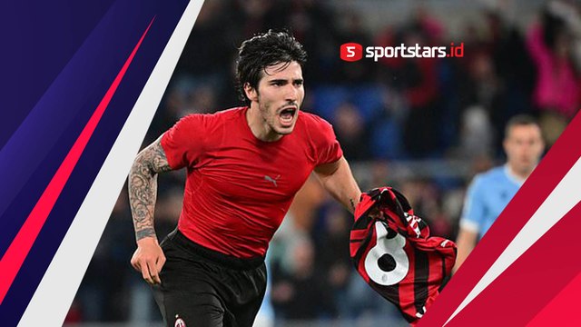 Menang Dramatis Atas Lazio, AC Milan Gusur Inter Milan di Puncak Klasemen