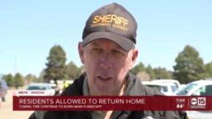 Residents forced out by the Tunnel Fire return home