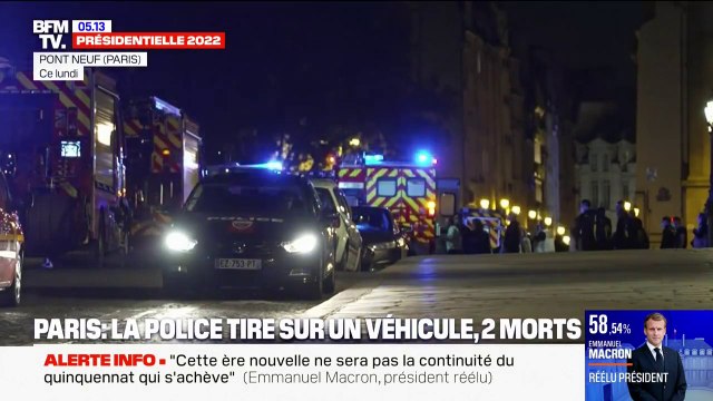 Refus d'obtempérer à Paris: des policiers tirent sur un véhicule, deux morts