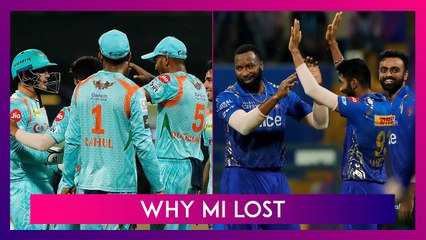 Lucknow Super Giants vs Mumbai Indians IPL 2022: 3 Reasons Why MI Lost
