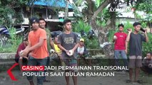 Tradisi Main Gasing saat Bulan Ramadan di Polewali Mandar Sulawesi Barat