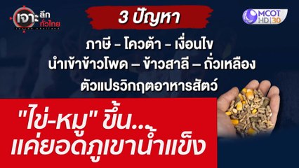 "ไข่-หมู" ขึ้น...แค่ยอดภูเขาน้ำแข็ง : เจาะลึกทั่วไทย (25 เม.ย. 65)
