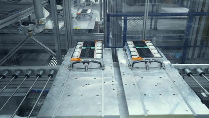 BMW Production of battery modules - Hardening