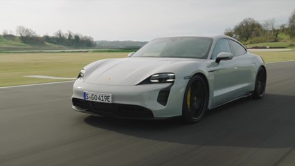 The new Porsche Taycan GTS in Crayon Driving Video